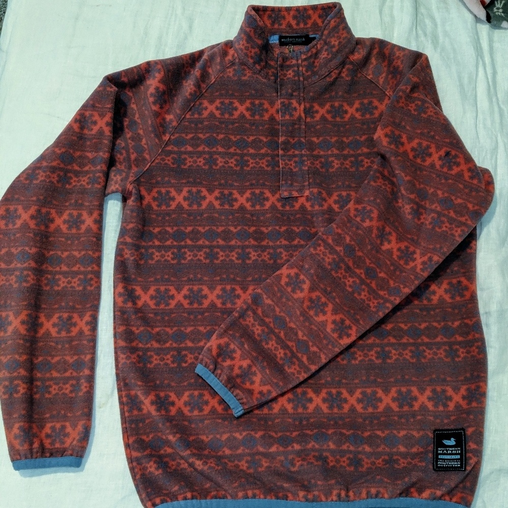 Southern Marsh fleece pullover